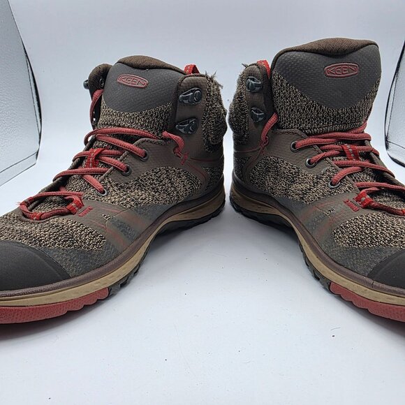 Keen Terradora II Mid Waterproof Womens Size 8 Brown Hiking Shoes Camping - Picture 3 of 13